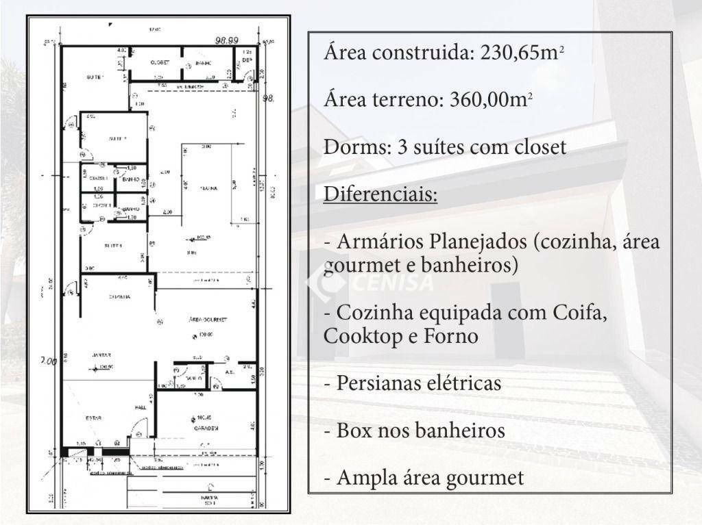 Casa de Condomínio à venda com 3 quartos, 230m² - Foto 11