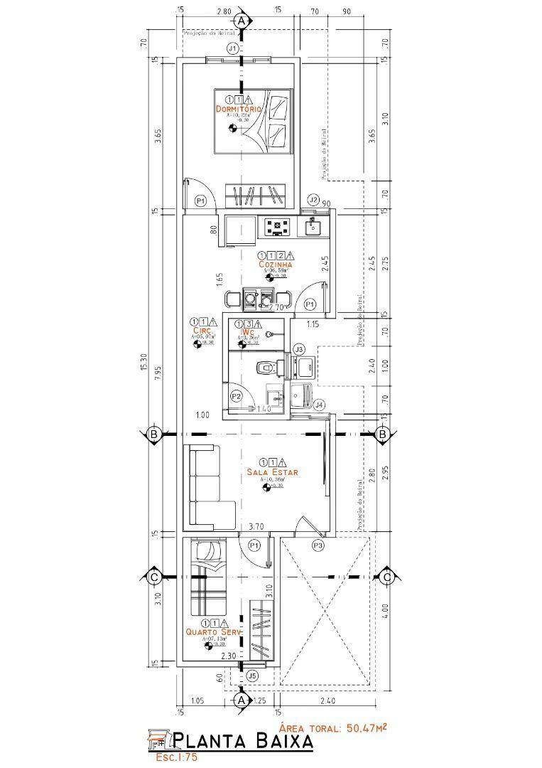 Casa à venda com 2 quartos, 50m² - Foto 2