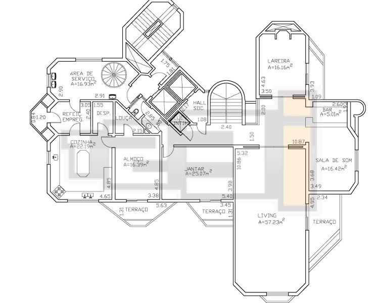 Apartamento à venda com 5 quartos, 528m² - Foto 3