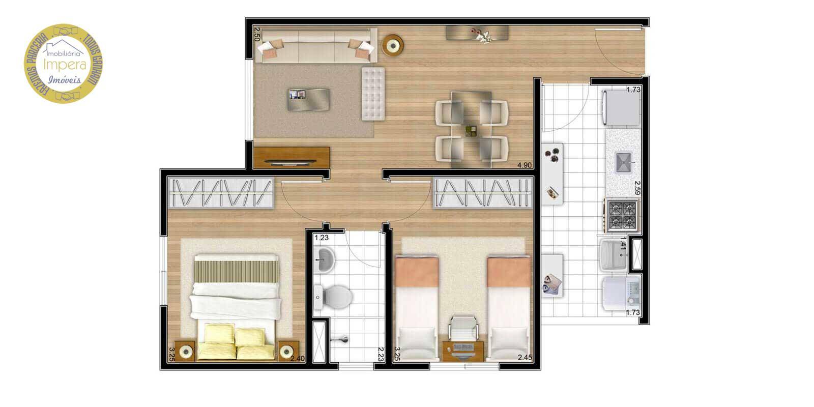 Apartamento para alugar com 2 quartos, 45m² - Foto 26