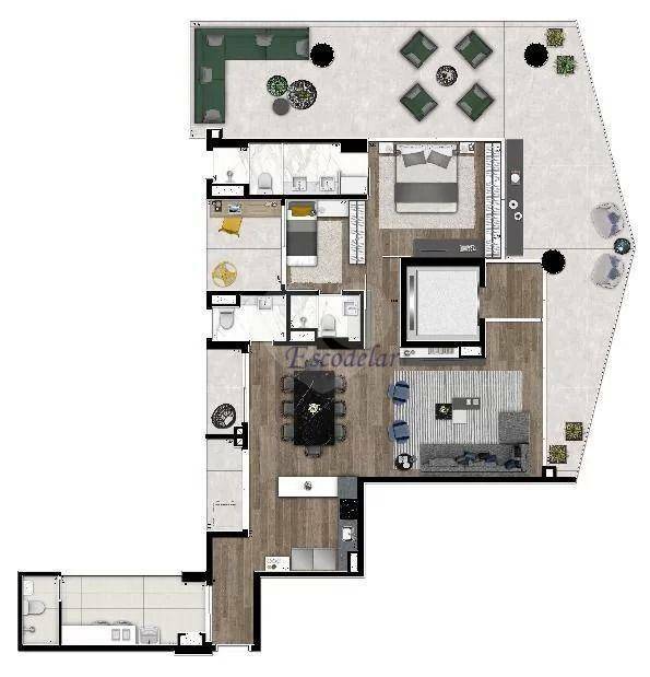 Apartamento à venda com 4 quartos, 177m² - Foto 25