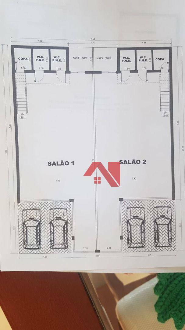 Loja-Salão para alugar, 300m² - Foto 2