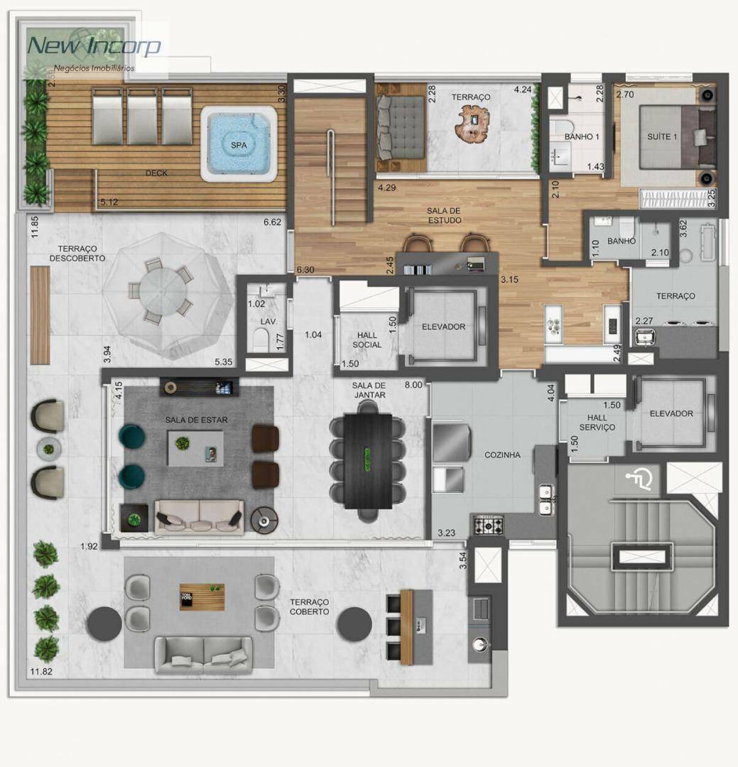 Apartamento à venda com 4 quartos, 252m² - Foto 19