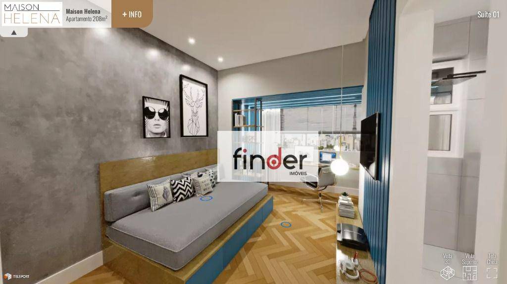 Apartamento à venda com 3 quartos, 208m² - Foto 13