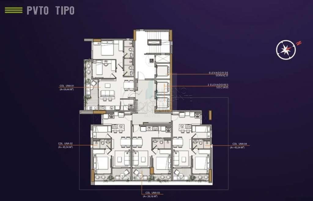 Apartamento à venda com 2 quartos, 45m² - Foto 5