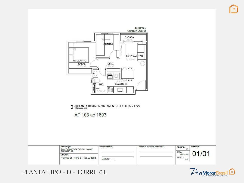 Apartamento à venda com 2 quartos, 37m² - Foto 10