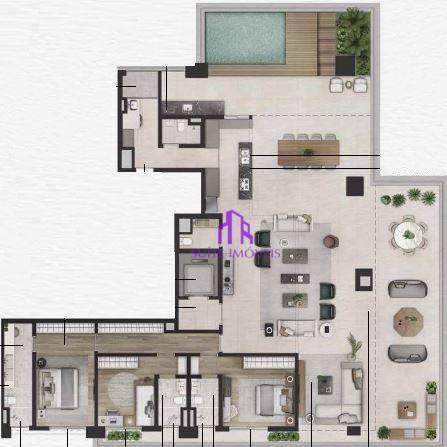 Apartamento à venda com 2 quartos, 135m² - Foto 24