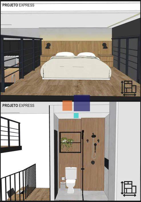 Apartamento à venda com 1 quarto, 25m² - Foto 7