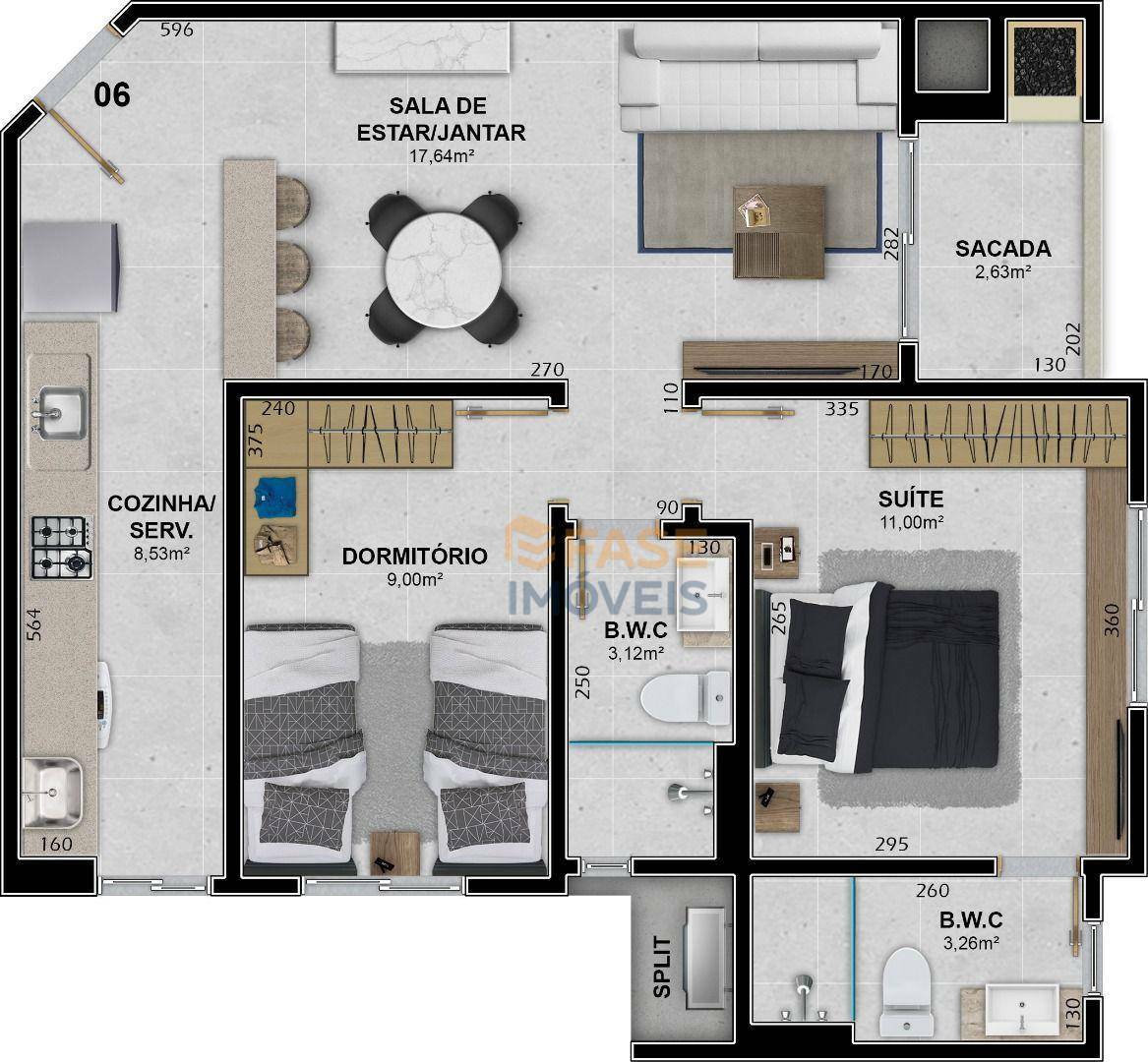 Apartamento, 2 quartos, 59 m² - Foto 15