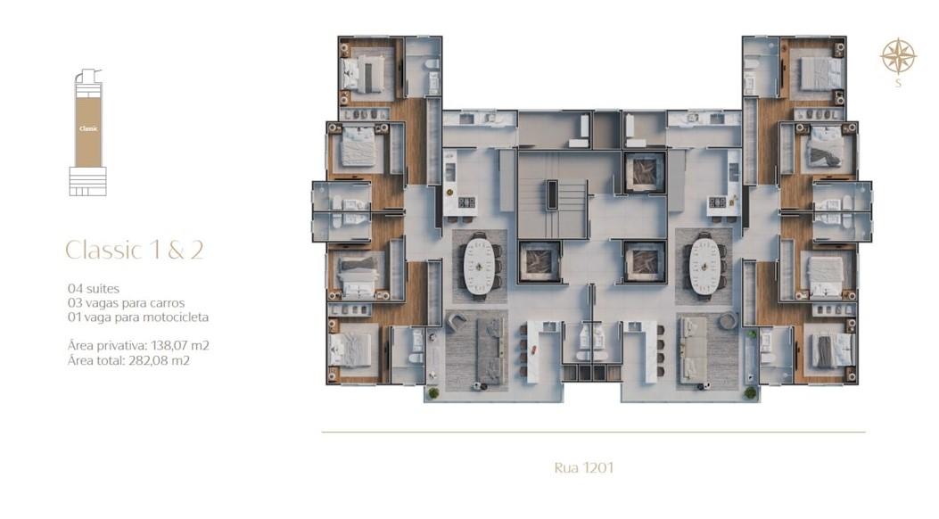 Apartamento à venda com 4 quartos, 140m² - Foto 32