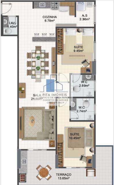 Apartamento à venda com 3 quartos, 117m² - Foto 18