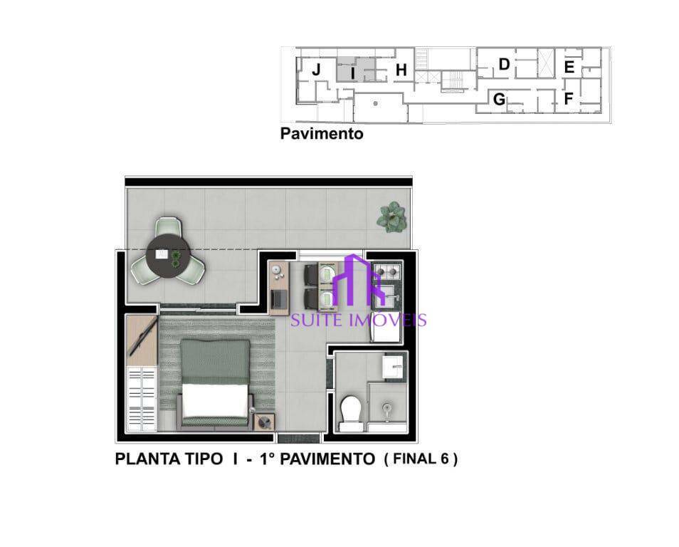 Apartamento à venda com 1 quarto, 40m² - Foto 22