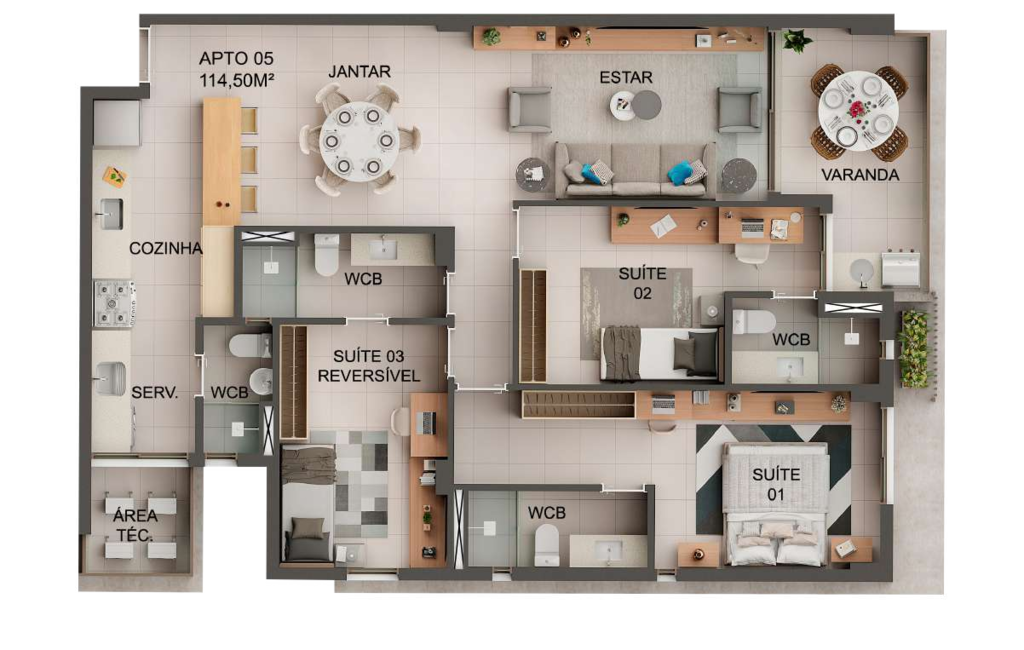 Apartamento à venda com 3 quartos, 7726m² - Foto 29