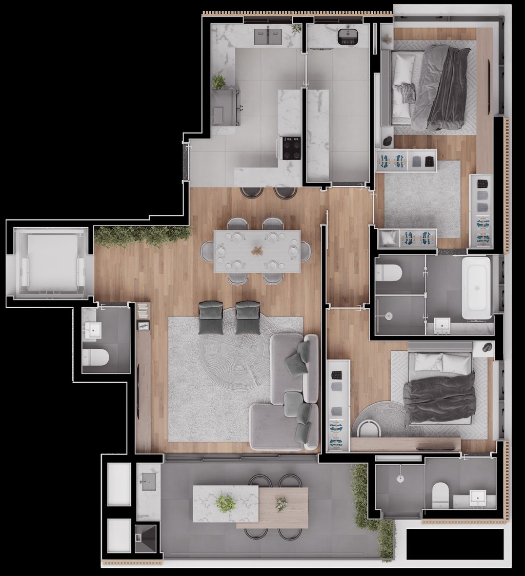 Apartamento à venda com 2 quartos, 123m² - Foto 25