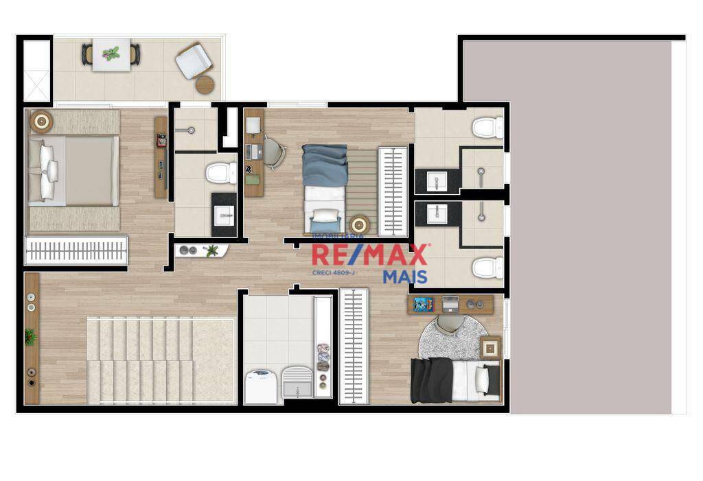 Apartamento à venda com 2 quartos, 67m² - Foto 15