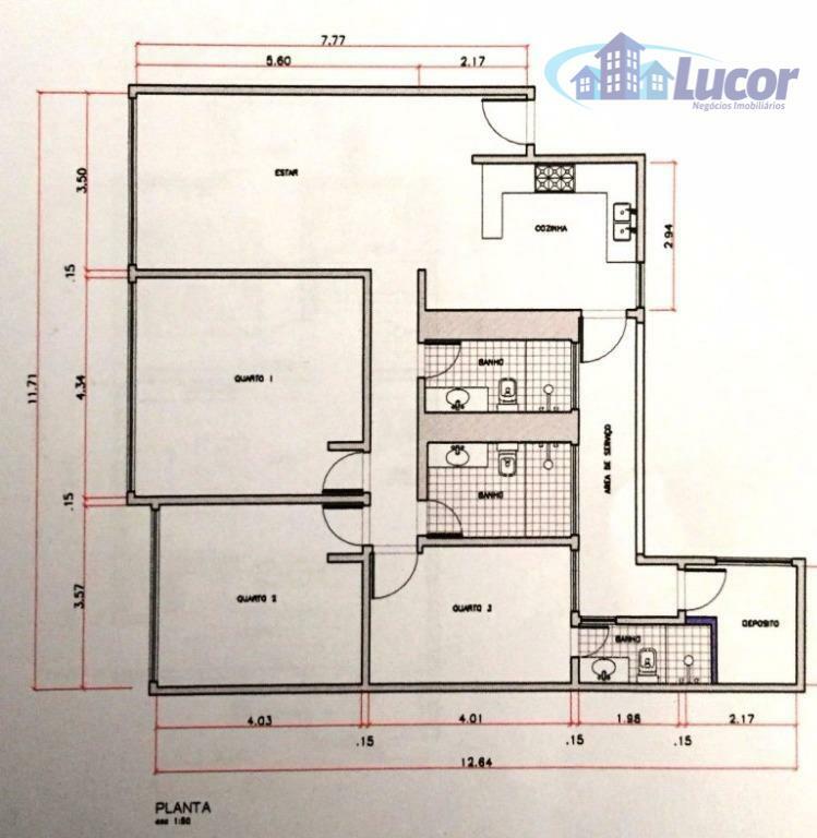 Apartamento à venda com 3 quartos, 120m² - Foto 8