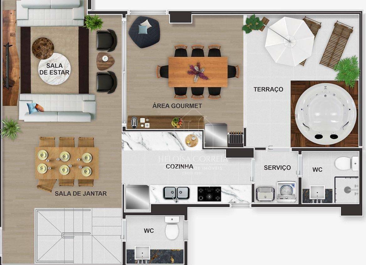 Apartamento à venda com 2 quartos, 59m² - Foto 10