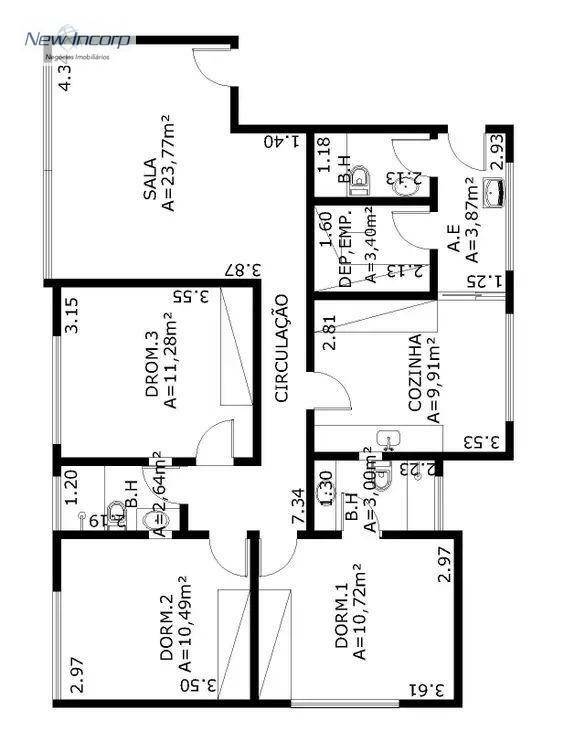 Apartamento à venda com 2 quartos, 124m² - Foto 53