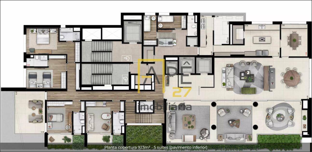 Cobertura à venda com 5 quartos, 924m² - Foto 37