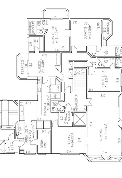 Apartamento à venda com 4 quartos, 225m² - Foto 10