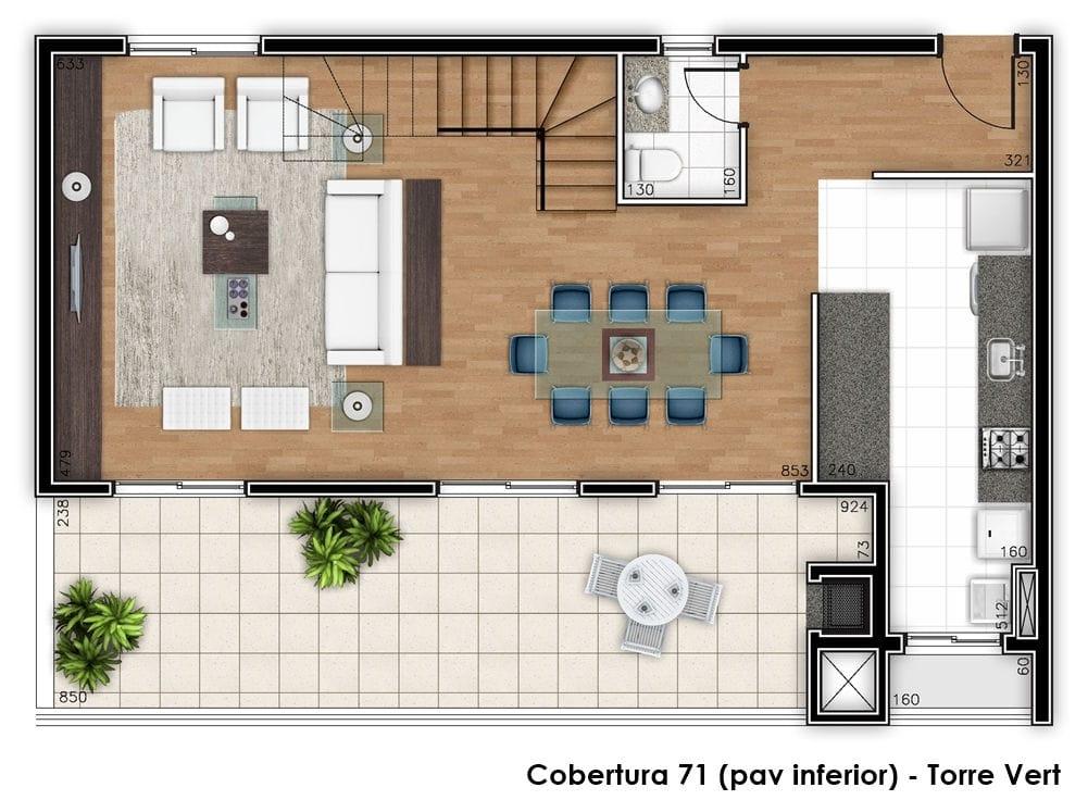 Cobertura à venda com 3 quartos, 130m² - Foto 46