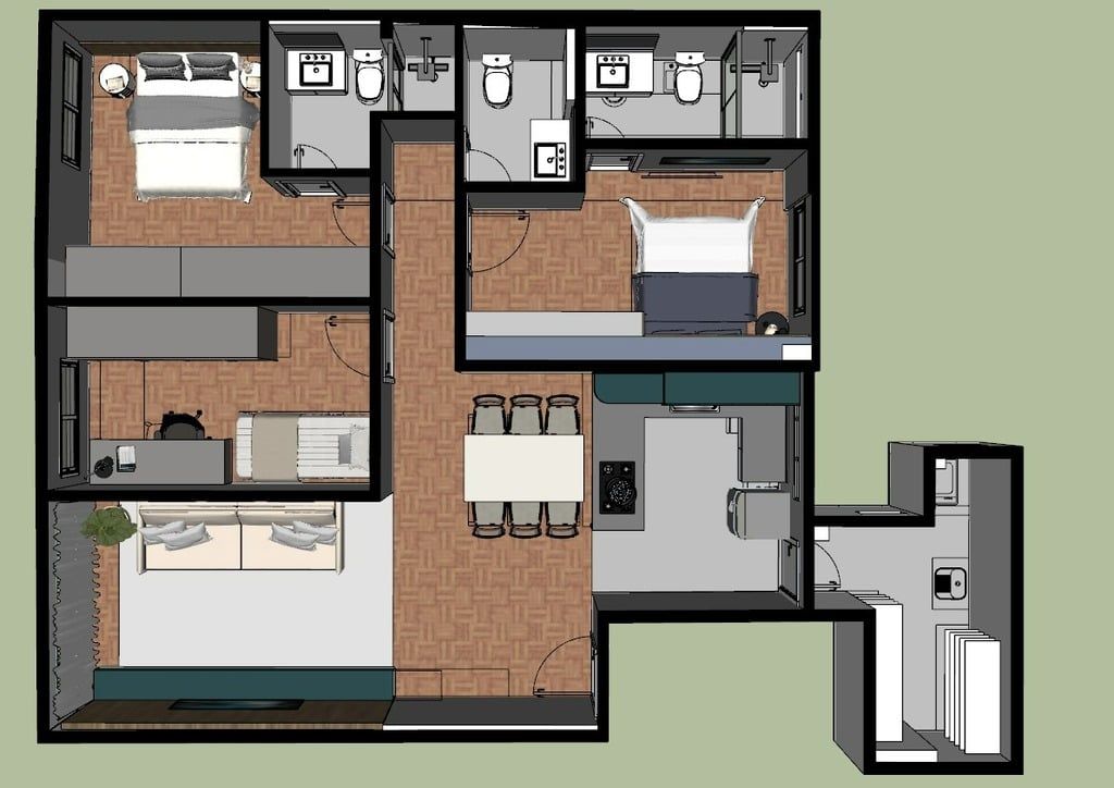 Apartamento à venda com 3 quartos, 91m² - Foto 2