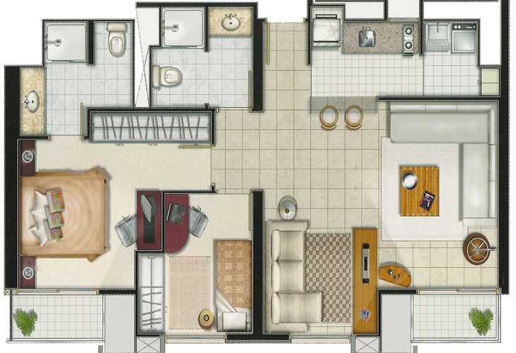 Apartamento à venda com 2 quartos, 75m² - Foto 3