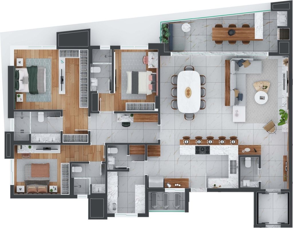 Cobertura à venda com 3 quartos, 216m² - Foto 4