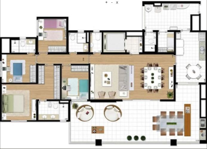 Apartamento à venda com 4 quartos, 210m² - Foto 8