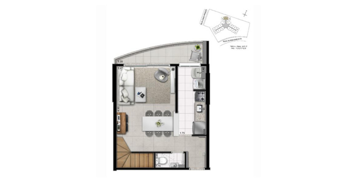 Apartamento à venda com 2 quartos, 72m² - Foto 5