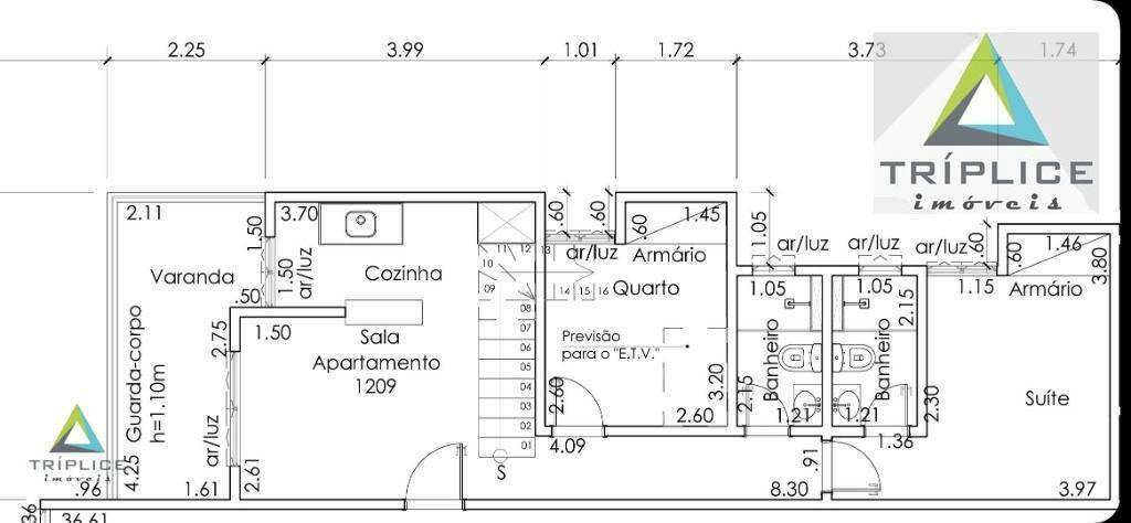 Cobertura à venda com 3 quartos, 118m² - Foto 2