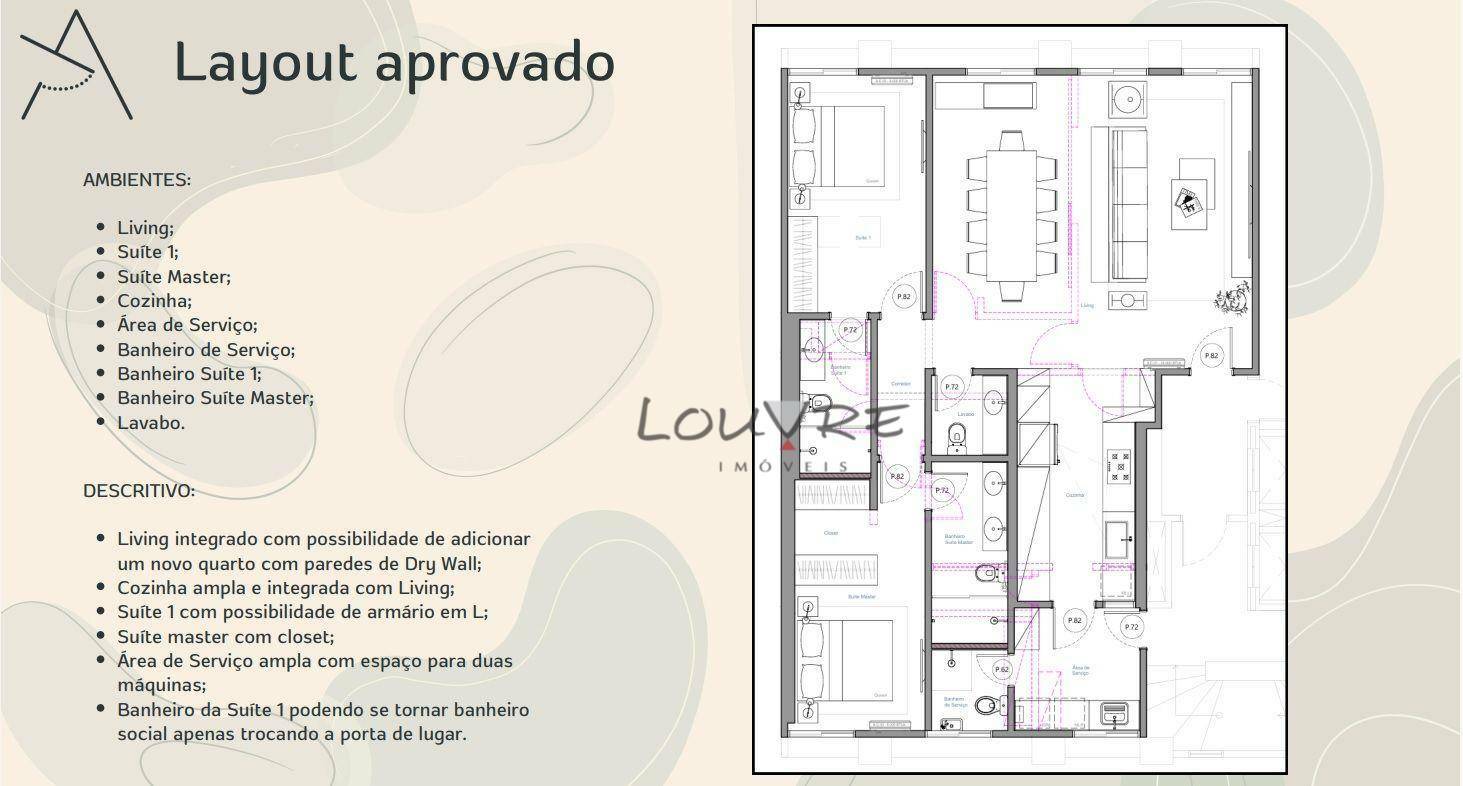 Apartamento à venda com 2 quartos, 115m² - Foto 5