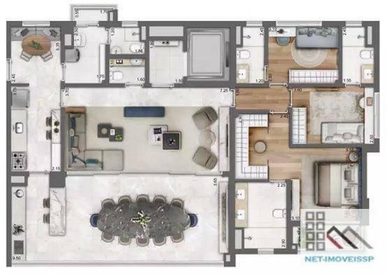 Apartamento à venda com 3 quartos, 166m² - Foto 41