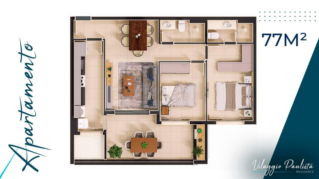 Apartamento à venda com 2 quartos, 77m² - Foto 25