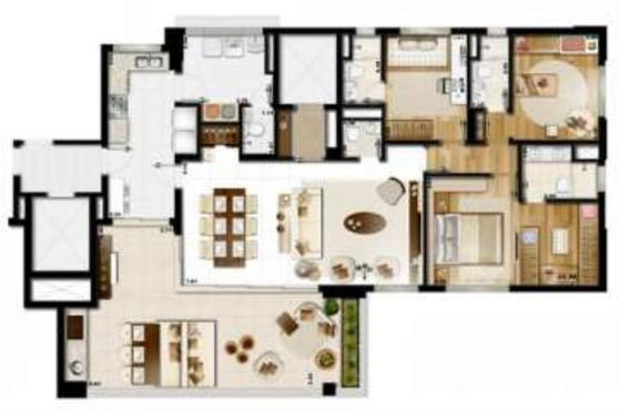 Apartamento à venda com 3 quartos, 157m² - Foto 9