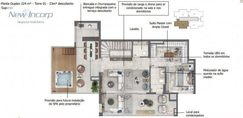 Apartamento à venda com 3 quartos, 113m² - Foto 35