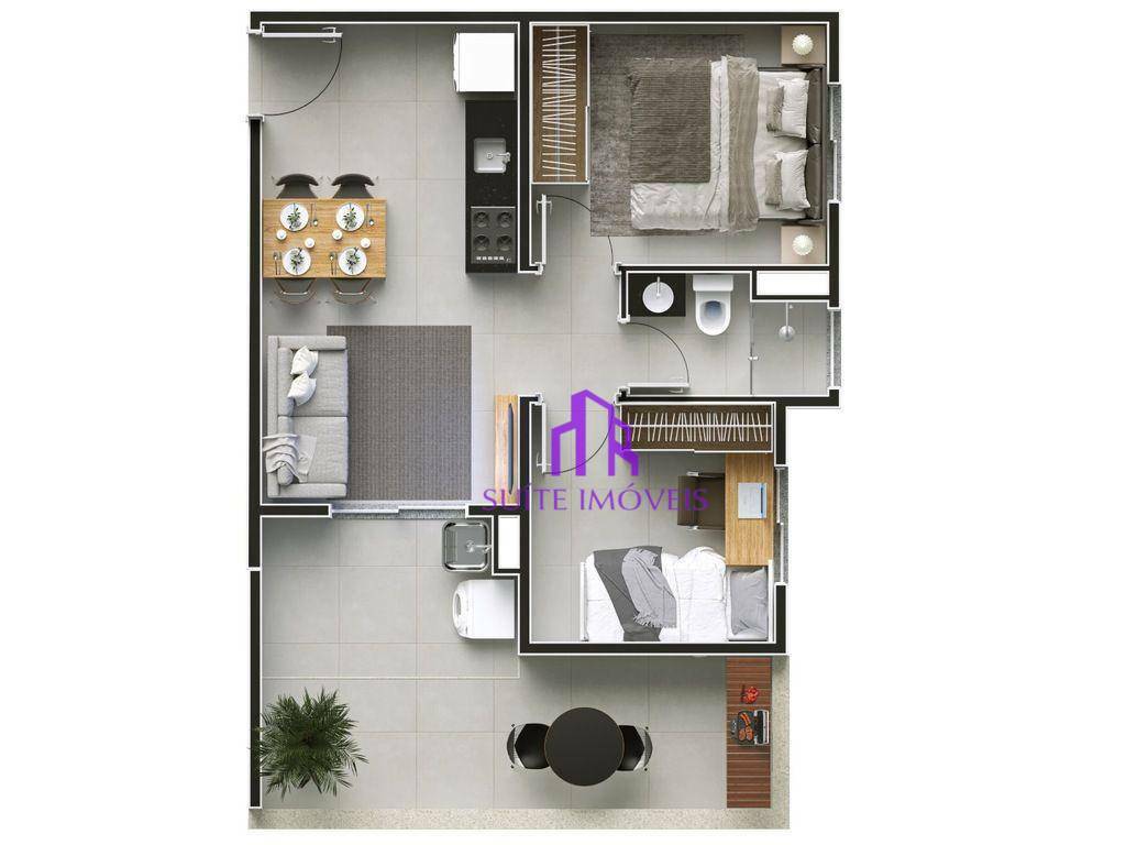 Apartamento à venda com 1 quarto, 30m² - Foto 33