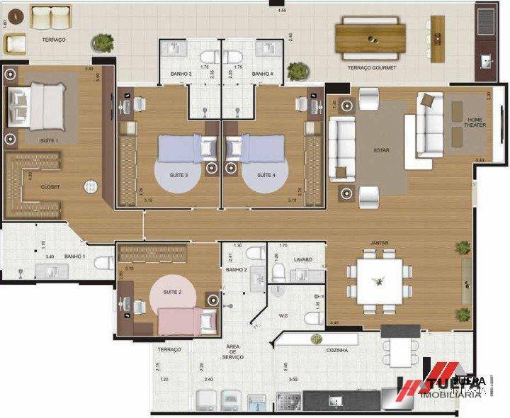 Apartamento à venda com 3 quartos, 173m² - Foto 17