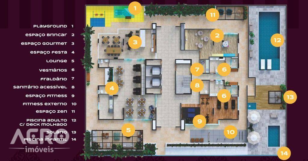 Apartamento para alugar com 3 quartos, 78m² - Foto 27