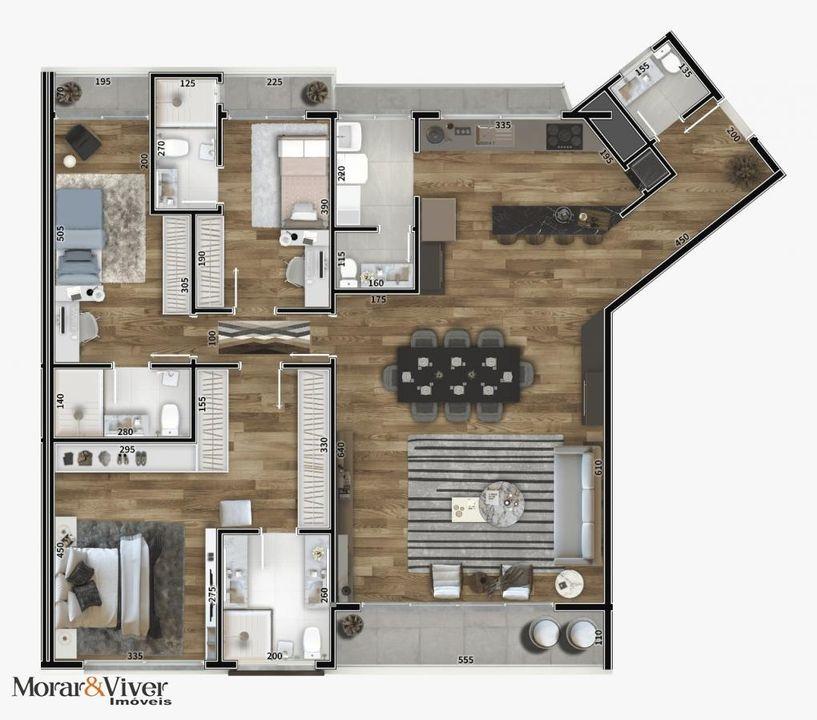 Apartamento à venda com 3 quartos, 143m² - Foto 51