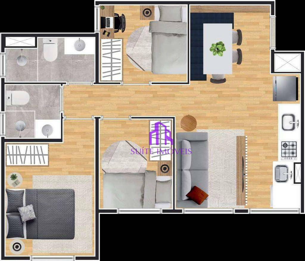 Apartamento à venda com 2 quartos, 39m² - Foto 31