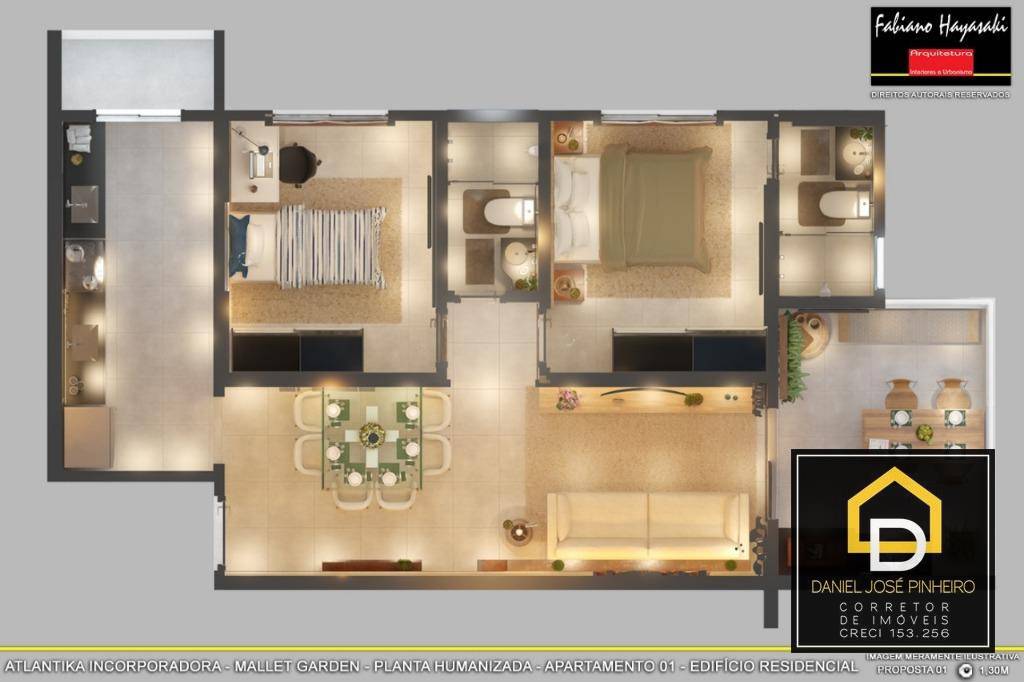 Apartamento à venda com 2 quartos, 65m² - Foto 26