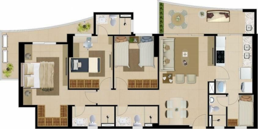 Apartamento à venda com 3 quartos, 96m² - Foto 12