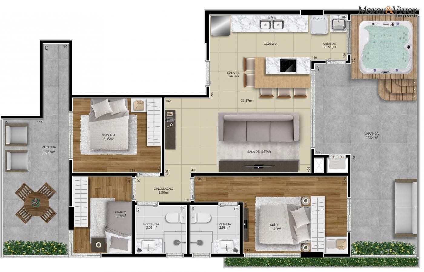 Apartamento à venda com 3 quartos, 79m² - Foto 24