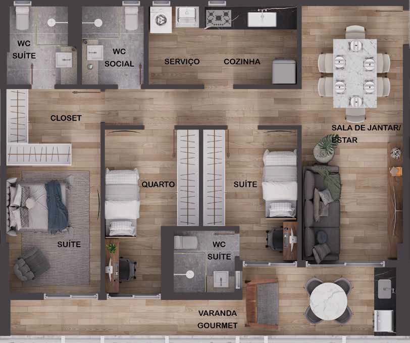 Apartamento à venda com 3 quartos, 10439m² - Foto 26