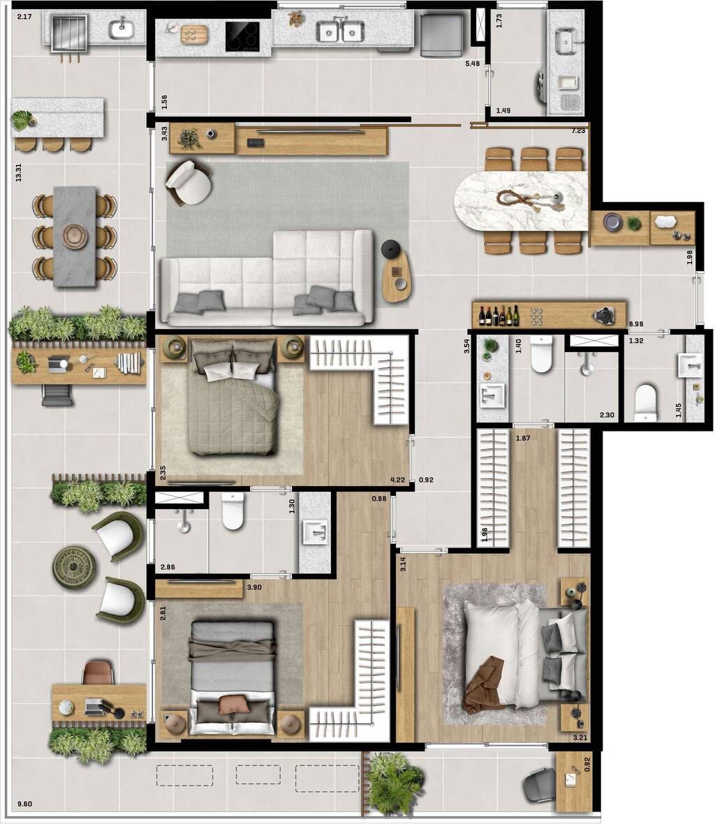 Apartamento à venda com 2 quartos, 10244m² - Foto 12