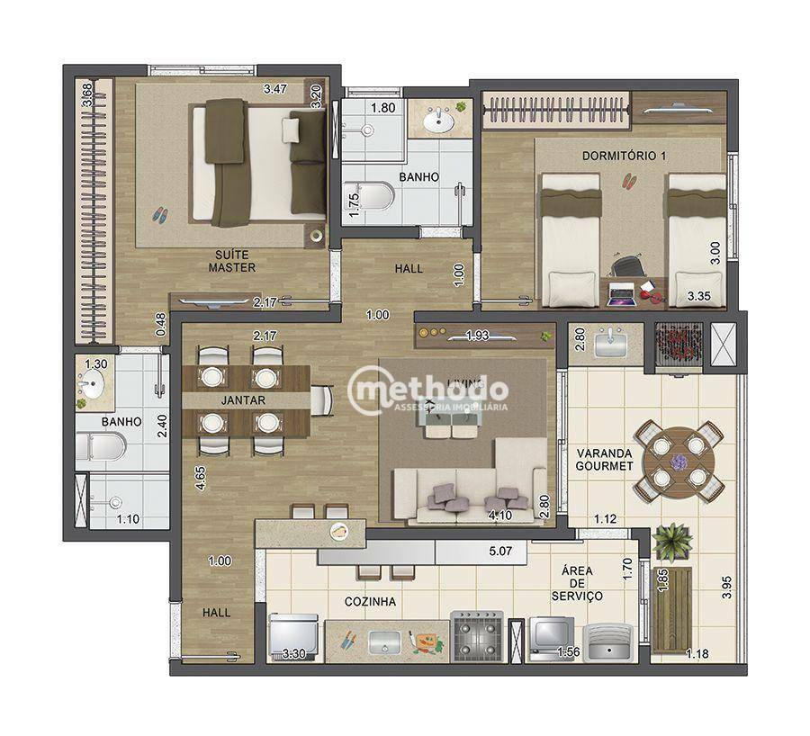 Apartamento à venda com 2 quartos, 71m² - Foto 12