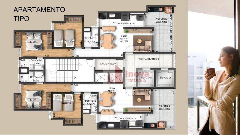 Apartamento, 2 quartos, 82 m² - Foto 4