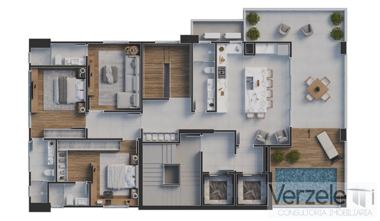 Apartamento à venda com 4 quartos, 180m² - Foto 19