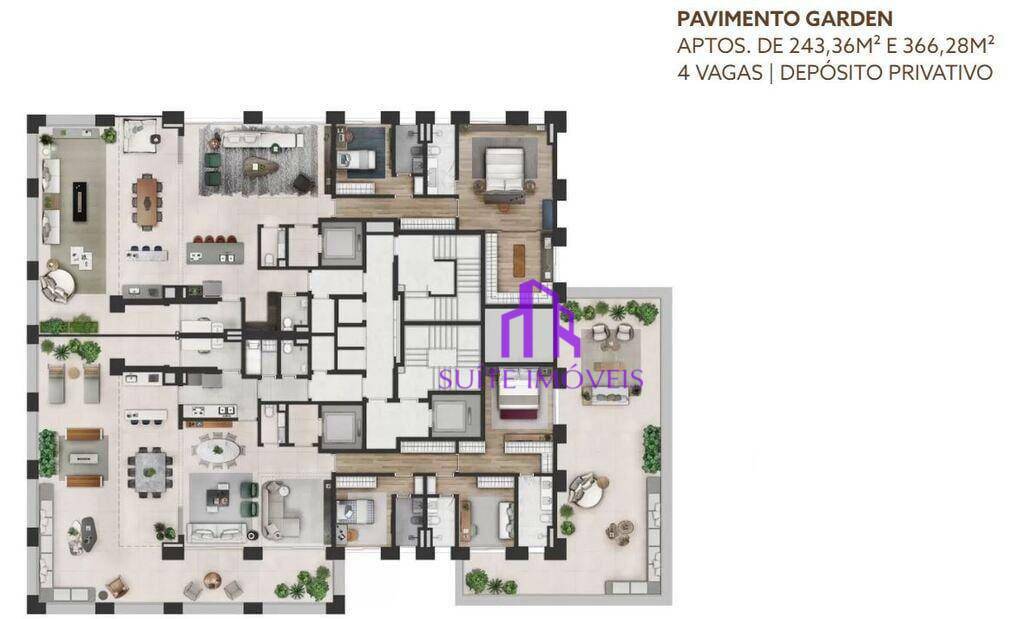 Apartamento à venda com 3 quartos, 366m² - Foto 17